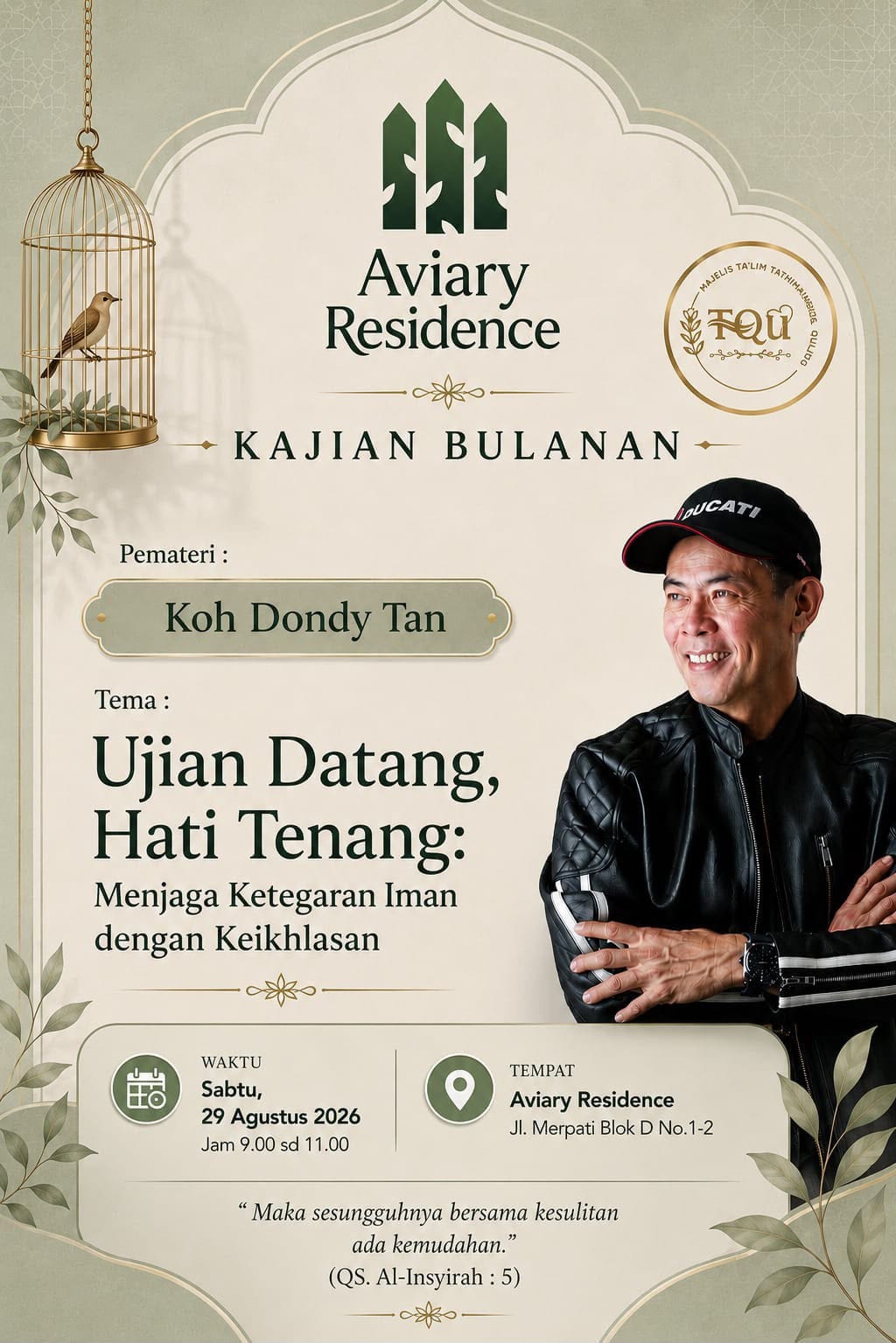 Ujian Datang Hati Tenang